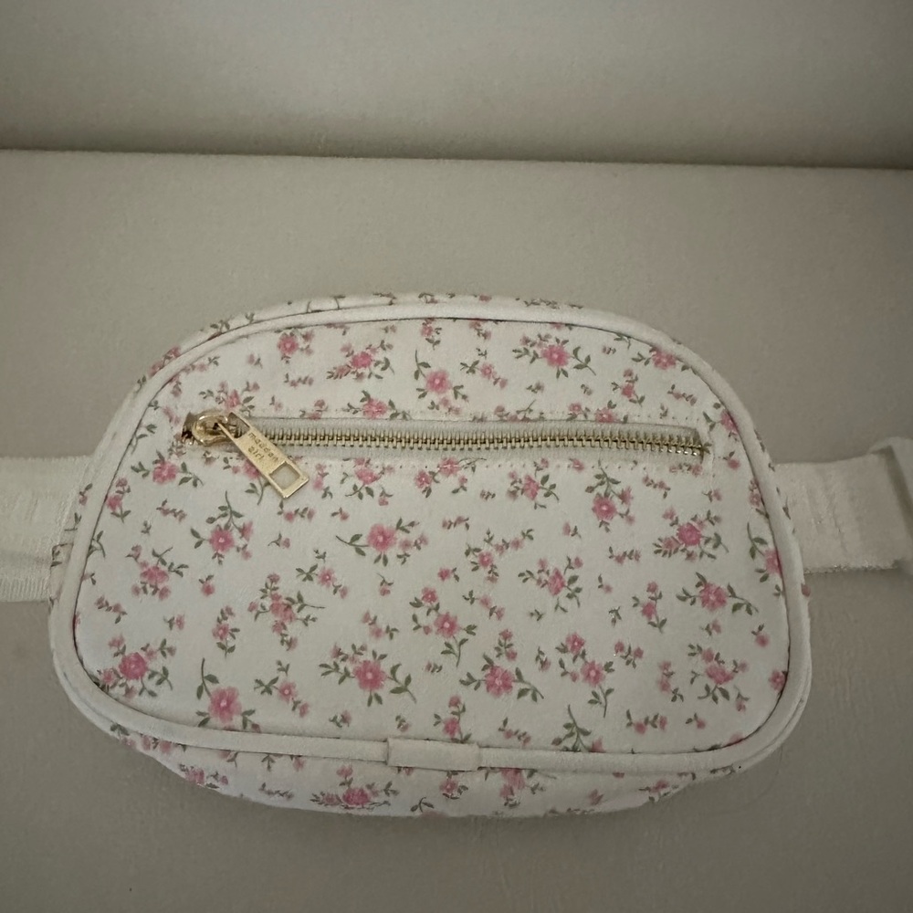 Madden Girl White and Pink Floral Bag - Picture 2 of 6